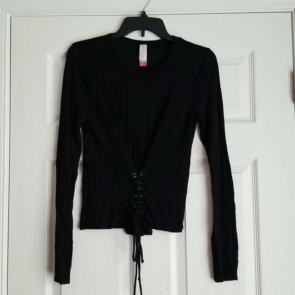 No Boundaries Women's Long Sleeve Top